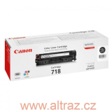 Canon originální toner 718 BK, 